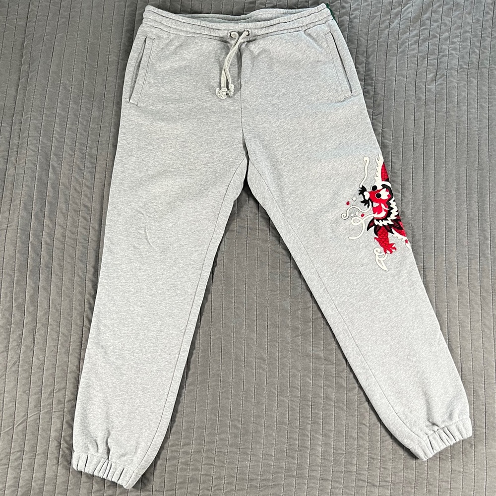 🛑SOLD🛑🐉GUCCI GARDEN EMBROIDERED SWEATPANTS🐉 - Picture 2 of 11